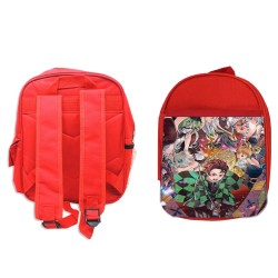 PACK MOCHILA ROJA Y ESTUCHE...