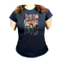 CAMISETA NEGRA MUJER...