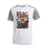 CAMISETA DISEÑO BICOLOR Kimetsu no Yaiba Distrito rojo personalizada