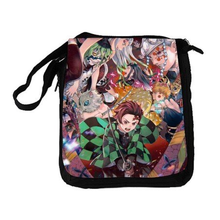 BANDOLERA REPORTERO MEDIANA BOLSO Kimetsu no Yaiba Distrito rojo bolsa mochila hombro