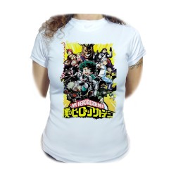 CAMISETA MUJER boku no hero...