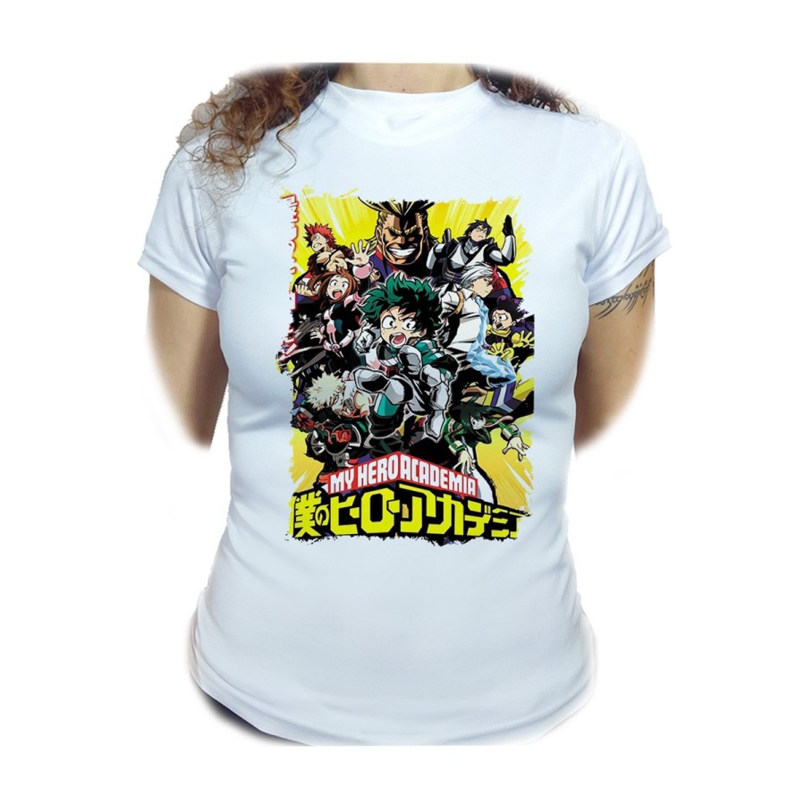 CAMISETA MUJER boku no hero academia my hero academia moda personalizada