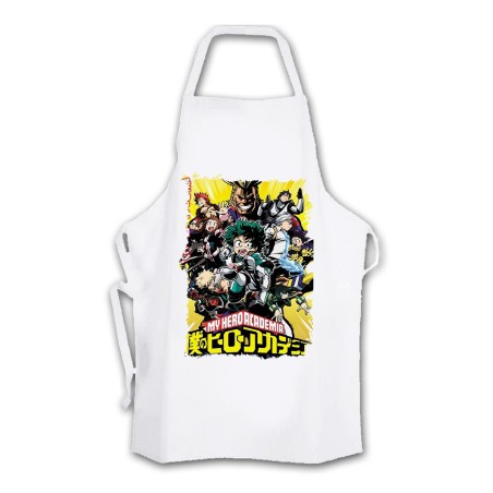 DELANTAL boku no hero academia my hero academia cocina personalizado