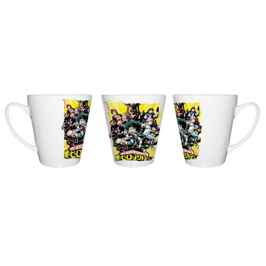 TAZA CÓNICA boku no hero academia my hero academia conica personalizada