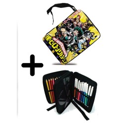 PACK MOCHILA Y ESTUCHE boku no hero academia my hero academia material escolar