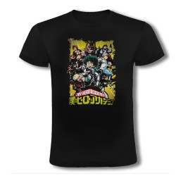 CAMISETA NEGRA boku no hero...