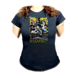 CAMISETA NEGRA MUJER boku...