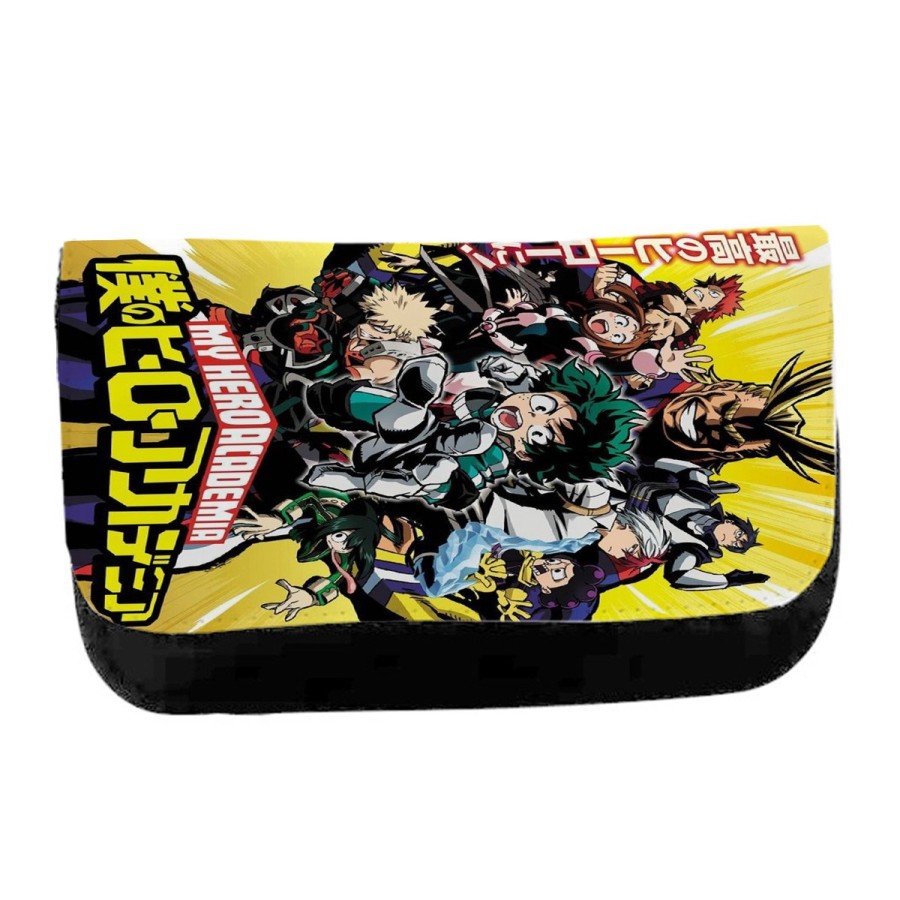 ESTUCHE NECESER DE LONA boku no hero academia my hero academia unisex negro monedero billetera