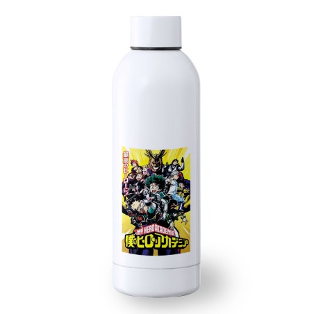 BIDON 500 ML ACERO INOXIDABLE boku no hero academia my hero academia deporte deportivo botella senderismo