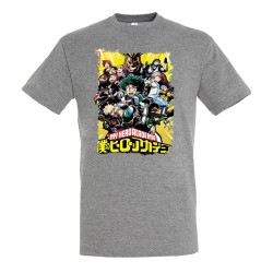 CAMISETA GRIS MEZCLA boku...