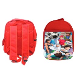 MOCHILA ROJA Oliver y Benji capitan Tsubasa backpack rucksak