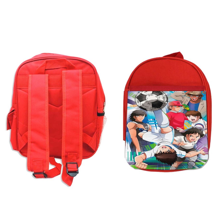 MOCHILA ROJA Oliver y Benji capitan Tsubasa backpack rucksak