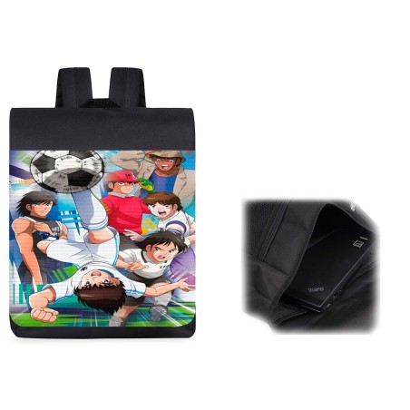 PACK MOCHILA Y ESTUCHE Oliver y Benji capitan Tsubasa material escolar