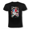 CAMISETA NEGRA Oliver y Benji capitan Tsubasa moda verano personalizada