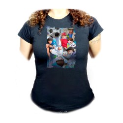CAMISETA NEGRA MUJER Oliver...