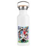 BIDON 750 ML ACERO INOXIDABLE ESTILO RETRO Oliver y Benji capitan Tsubasa deporte deportivo botella