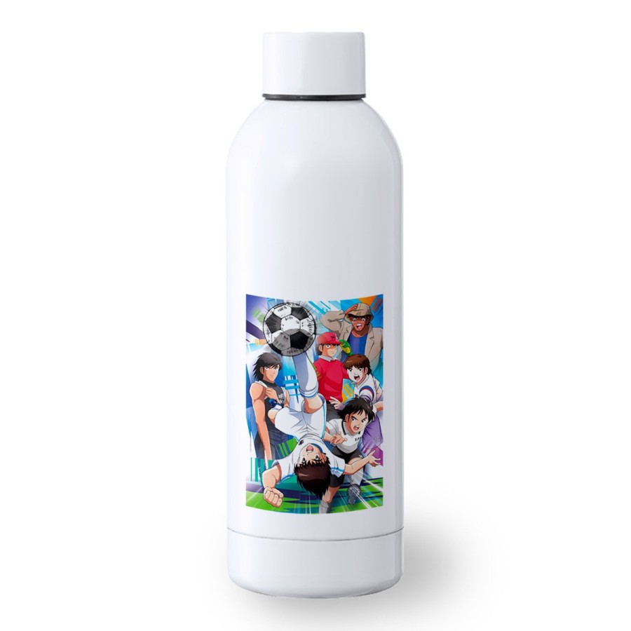 BIDON 500 ML ACERO INOXIDABLE Oliver y Benji capitan Tsubasa deporte deportivo botella senderismo