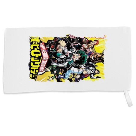 TOALLA GIMNASIO GYM ABSORBENTE boku no hero academia my hero academia suave con bolsita