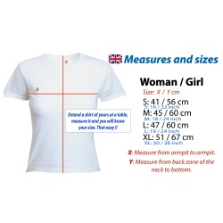 CAMISETA MUJER BANDERA INGLATERRA LONDRES moda personalizada