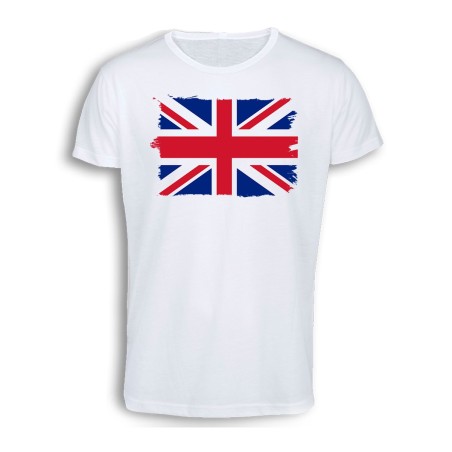 CAMISETA TACTO ALGODÓN BANDERA INGLATERRA LONDRES cómoda personalizada