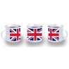 TAZA METALICA BANDERA INGLATERRA LONDRES metal personalizada