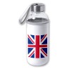 BIDON DE 420 ML CON FUNDA DE NEOPRENO BANDERA INGLATERRA LONDRES tapon seguridad