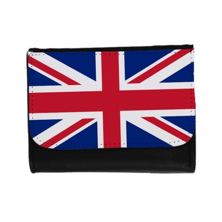 BILLETERA BILLETERO BANDERA INGLATERRA LONDRES unisex negro monedero