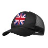 GORRA NEGRA CON REJILLA BANDERA INGLATERRA LONDRES moda deporte