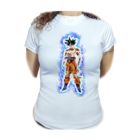 CAMISETA MUJER ULTRA INSTINTO MIGATE NO GOKUI moda personalizada