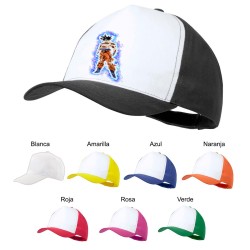 GORRA COLORES ULTRA INSTINTO MIGATE NO GOKUI color personalizada