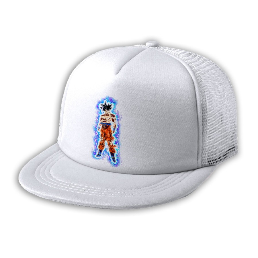 GORRA 5 PANELES REDECILLA TRASERA ULTRA INSTINTO MIGATE NO GOKUI estilo rapero