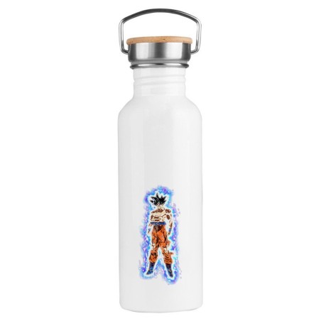 BIDON 750 ML ACERO INOXIDABLE ESTILO RETRO ULTRA INSTINTO MIGATE NO GOKUI deporte deportivo botella