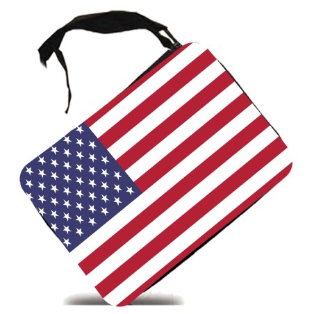 ESTUCHE BANDERA DE LOS ESTADOS UNIDOS escolar case