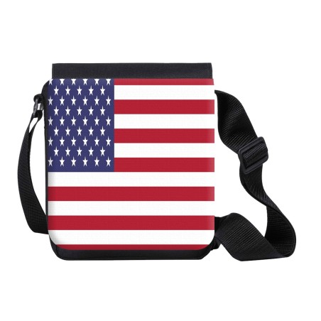 BANDOLERA PEQUEÑA BANDERA DE LOS ESTADOS UNIDOS bolso personalizada