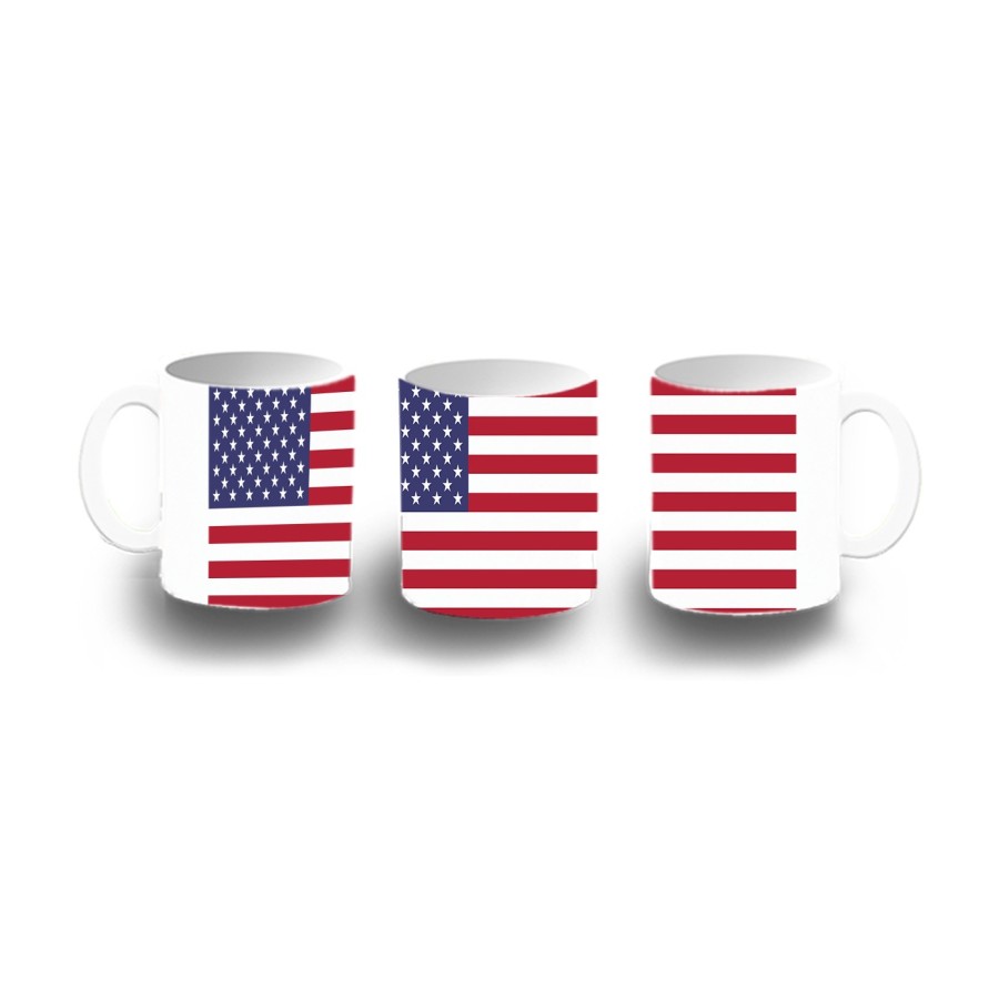 TAZA DE PLASTICO BANDERA DE LOS ESTADOS UNIDOS niños personalizada