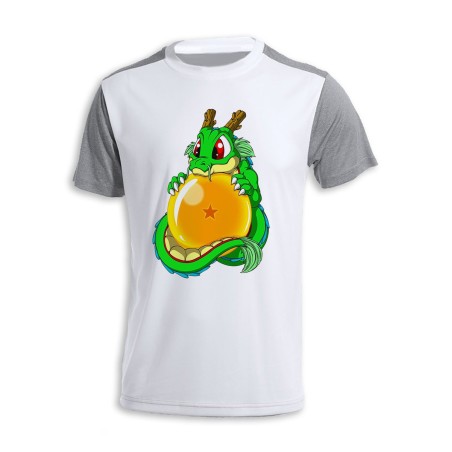 CAMISETA DISEÑO BICOLOR dragon ball z super shenron dragon bola personalizada