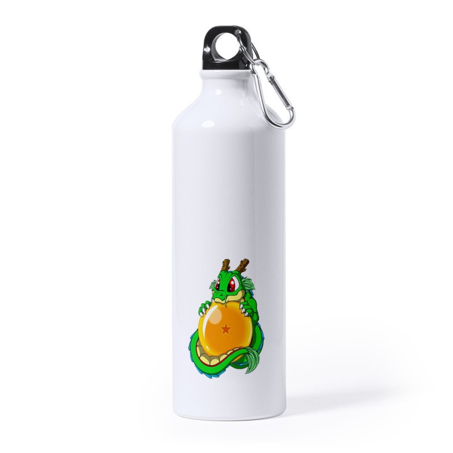 BIDON GRANDE 800 ML ACERO INOXIDABLE dragon ball z super shenron dragon bola deporte deportivo mosqueton botella