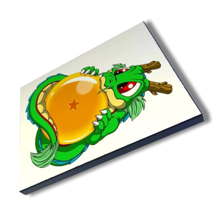 PANEL FOTOGRÁFICO DECORATIVO dragon ball z super shenron dragon bola cuadro acabado brillante elegante pared