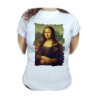 CAMISETA MUJER GIOCONDA MONALISA CUADRO ARTE moda personalizada