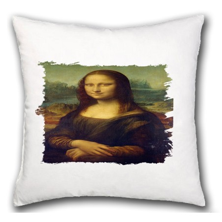 COJIN GIOCONDA MONALISA CUADRO ARTE hogar comodo personalizado