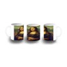 TAZA DE PLASTICO GIOCONDA MONALISA CUADRO ARTE niños personalizada