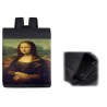 PACK MOCHILA Y ESTUCHE GIOCONDA MONALISA CUADRO ARTE material escolar