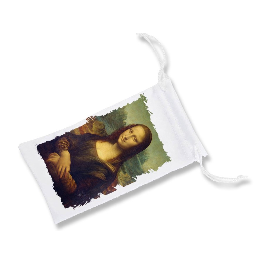 FUNDA BOLSA MULTIUSOS GIOCONDA MONALISA CUADRO ARTE gafas dados rol personalizada color