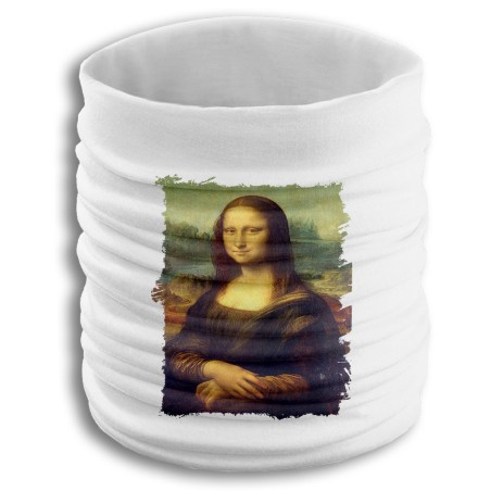 BRAGA ELASTICA SUAVE GIOCONDA MONALISA CUADRO ARTE fresca cuello deporte