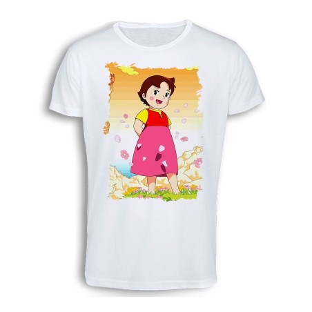 CAMISETA TACTO ALGODÓN HEIDI ABUELO SERIE ANTIGUA ANIME cómoda personalizada