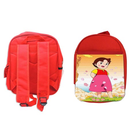 MOCHILA ROJA HEIDI ABUELO SERIE ANTIGUA ANIME backpack rucksak