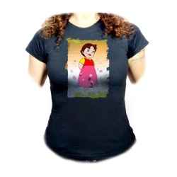 CAMISETA NEGRA MUJER HEIDI...