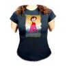 CAMISETA NEGRA MUJER HEIDI ABUELO SERIE ANTIGUA ANIME oferta personalizada