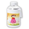 BIDON CRISTAL CON FUNDA SOFT SHELL HEIDI ABUELO SERIE ANTIGUA ANIME tapon seguridad botella