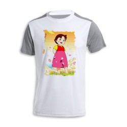 CAMISETA DISEÑO BICOLOR...